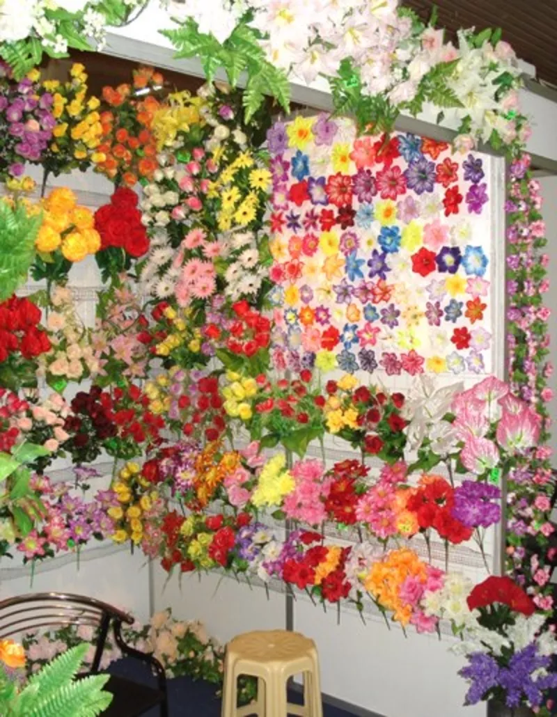 Искусственные цветы оптом от производителя из Китая.