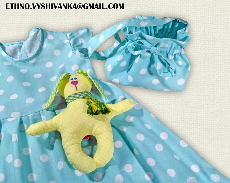 Продам платье детское ручной работы с сумочкой в комплекте + подарок! 4